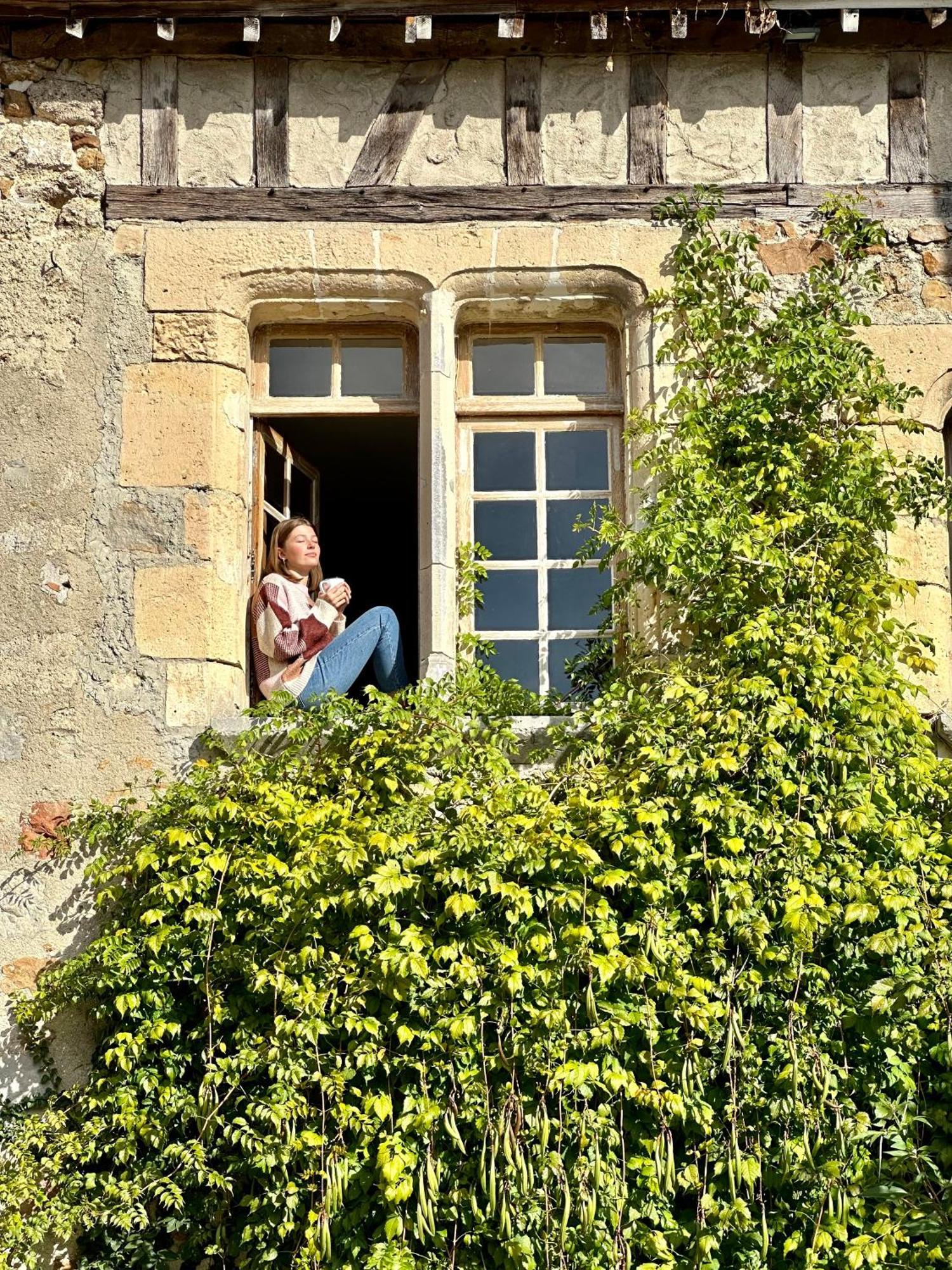 Villa Le Prieuré au bord de l'eau à Marnay-sur-Seine Extérieur photo