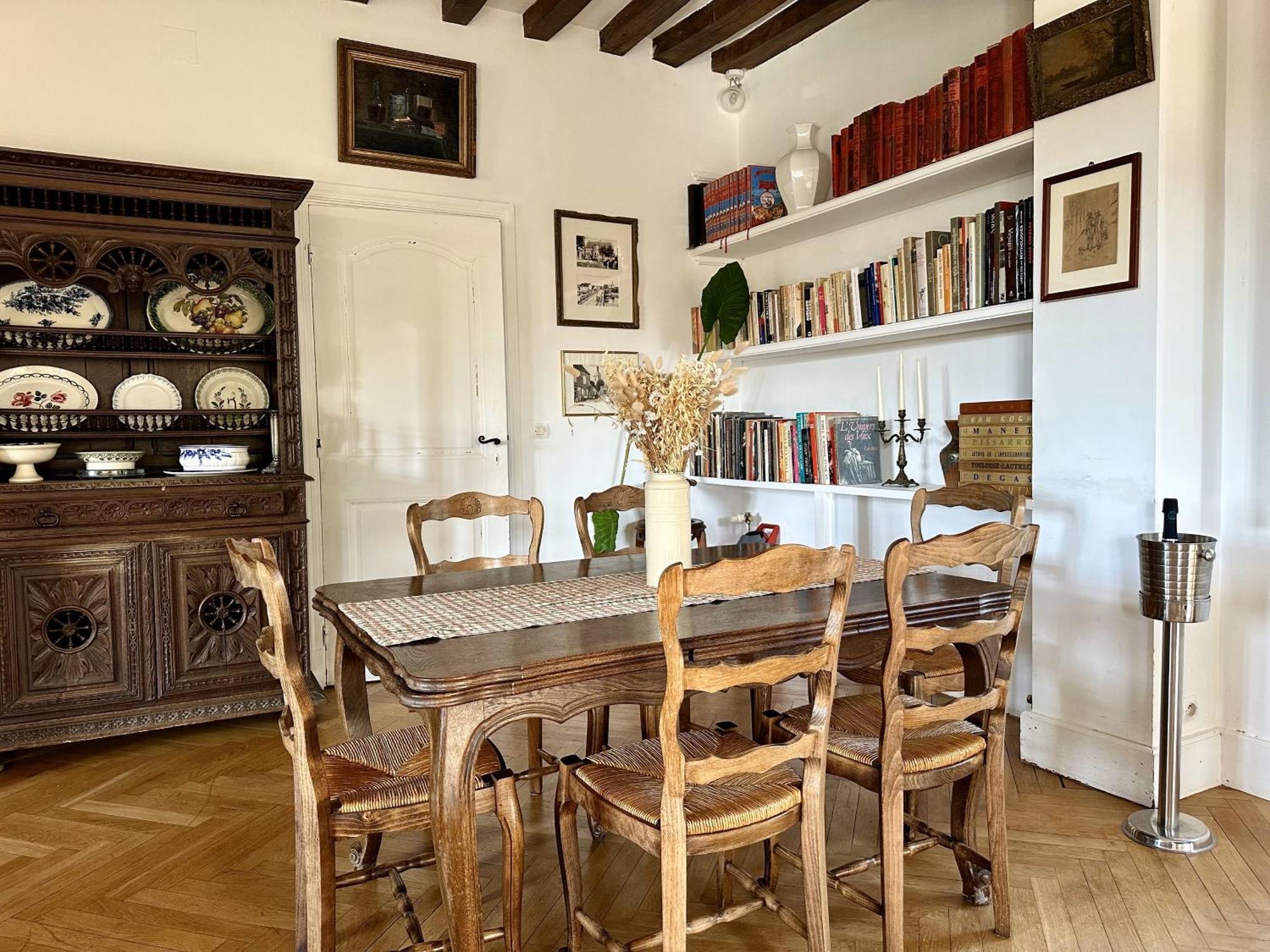Villa Le Prieuré au bord de l'eau à Marnay-sur-Seine Chambre photo