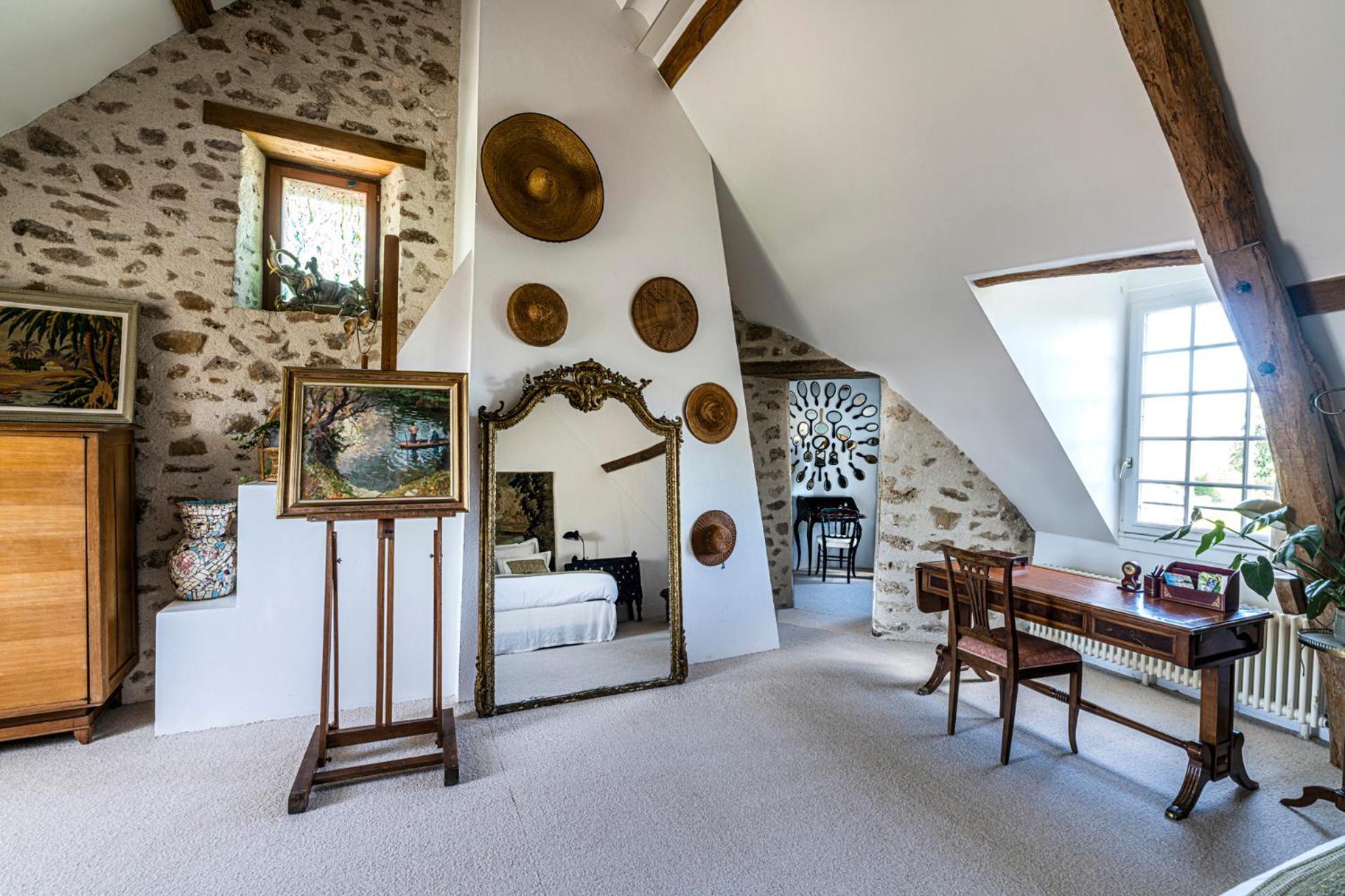 Villa Le Prieuré au bord de l'eau à Marnay-sur-Seine Extérieur photo