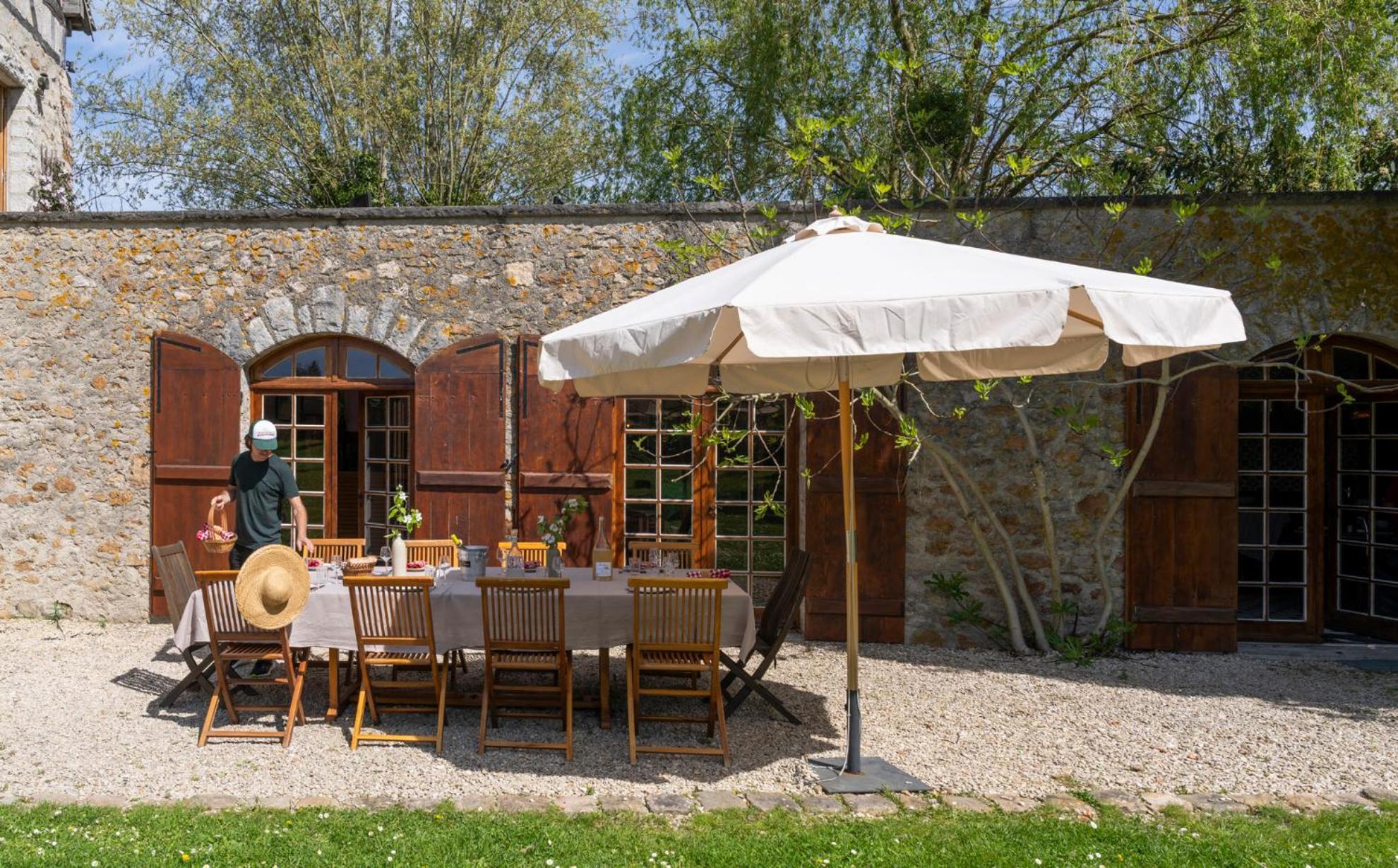 Villa Le Prieuré au bord de l'eau à Marnay-sur-Seine Extérieur photo